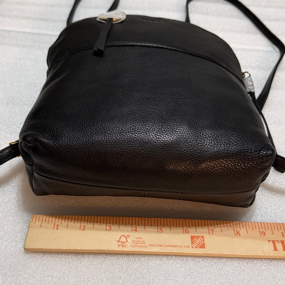 Margot Black Leather Backpack Camille BP NWT - Picture 4 of 9